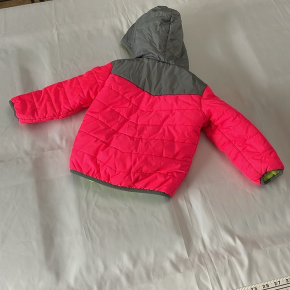 Size 18 month champion neon yellow and pink winter jacket - Picture 8 of 10